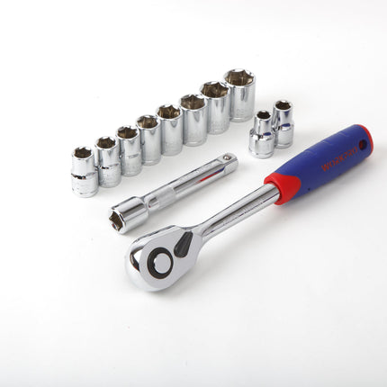 WORKPRO 12PC 1/2" Drive Socket Set