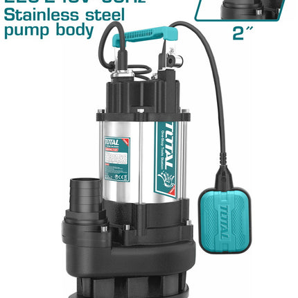 Total TWP7110016 Submersible Pump 1100W – 13M Head, 133L/min