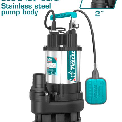 Total TWP775016 Submersible Pump 750W – 11M Head, 133L/min
