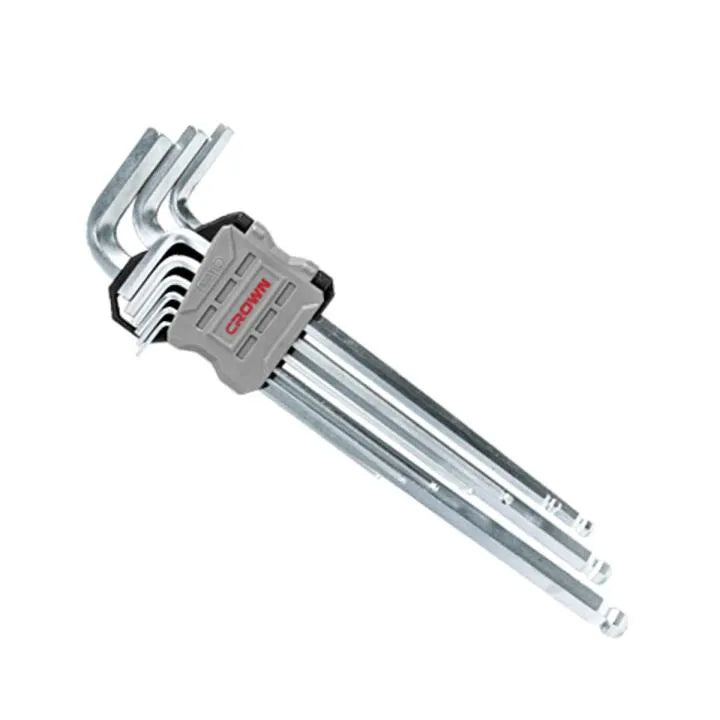 Crown 9Pcs Extra Long Ball End Hex Key Set | CPHOK-BMCX09 Crown 9Pcs Extra Long Ball End Hex Key Set | CPHOK-BMCX09