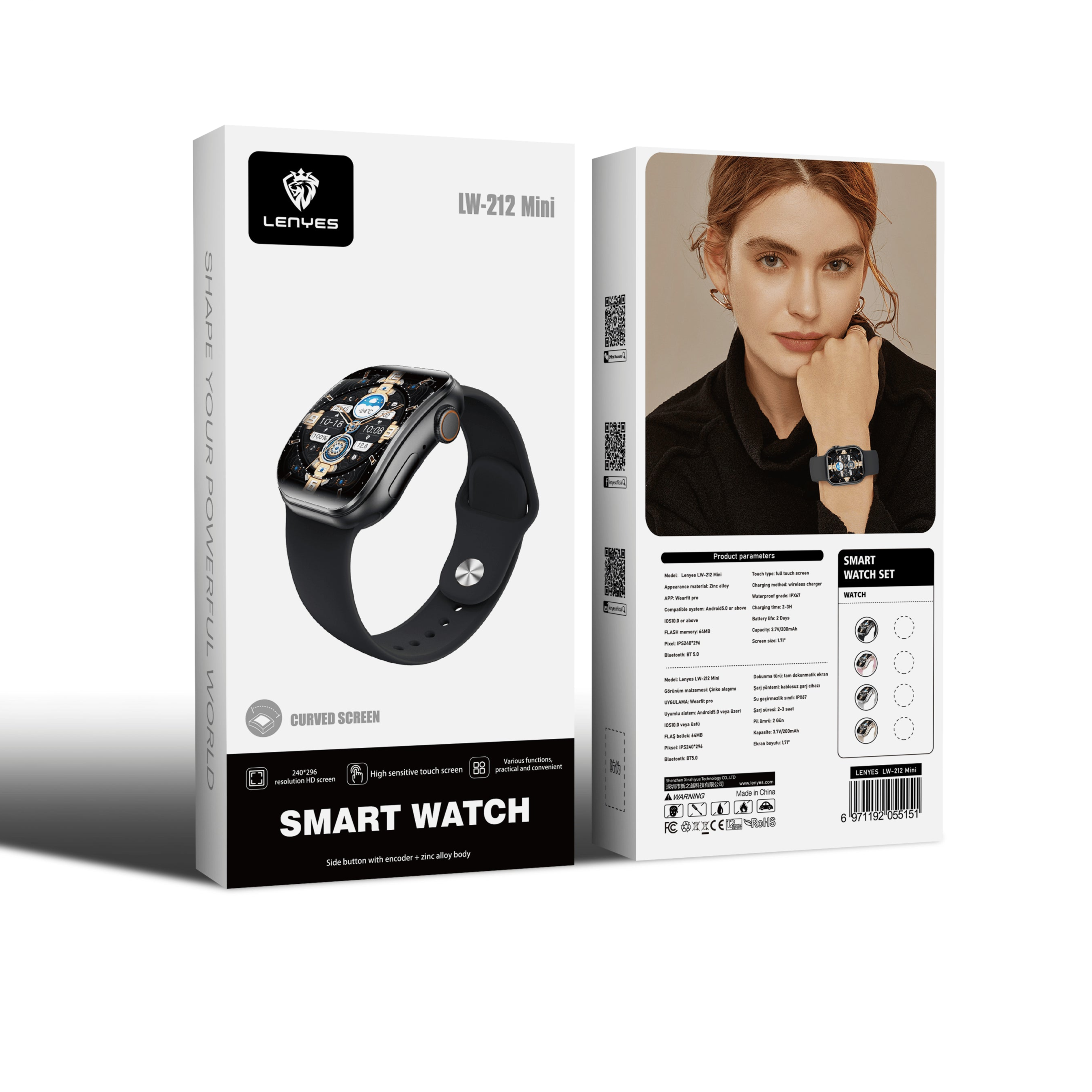 Lenyes LW-212 Mini Smart Watch