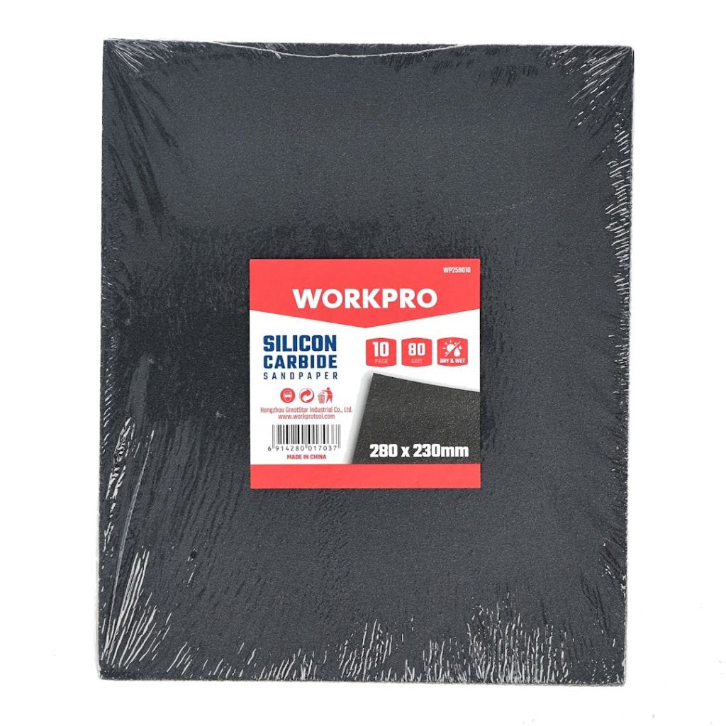 طقم ورق حف WORKPRO (١٠ قطع) | ٢٨٠×٢٣٠ مم طقم ورق حف WORKPRO (١٠ قطع) | ٢٨٠×٢٣٠ مم