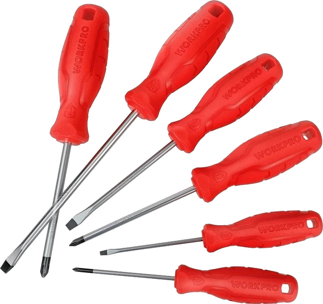 6-Piece CR-V Screwdriver Set