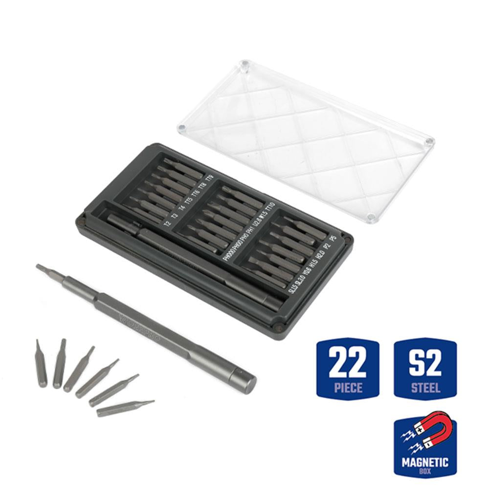 WORKPRO 21-Piece Precision Screwdriver Set with WORKPRO 21-Piece Precision Screwdriver Set with