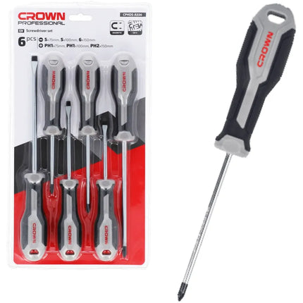 Crown 6-Piece Screwdriver Set | CPHDS-AX06