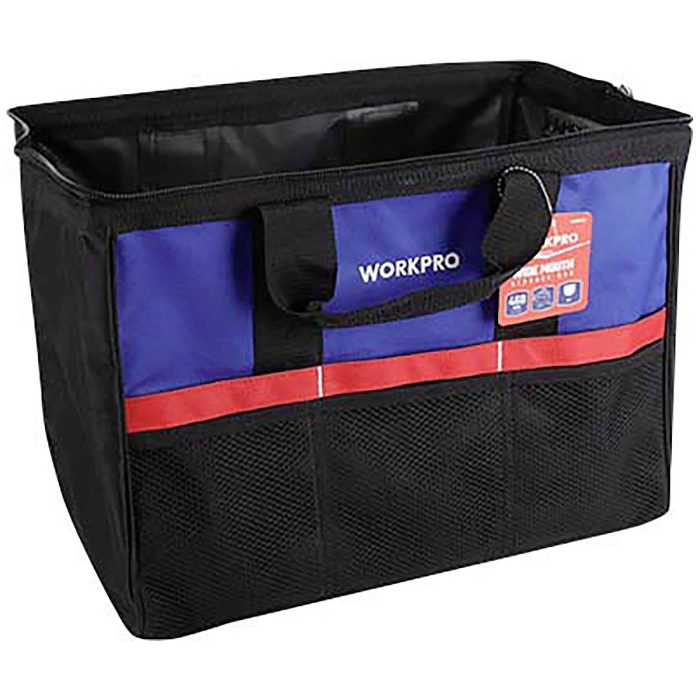 حقيبة تخزين أدوات WORKPRO بفم واسع 18 بوصة حقيبة تخزين أدوات WORKPRO بفم واسع 18 بوصة