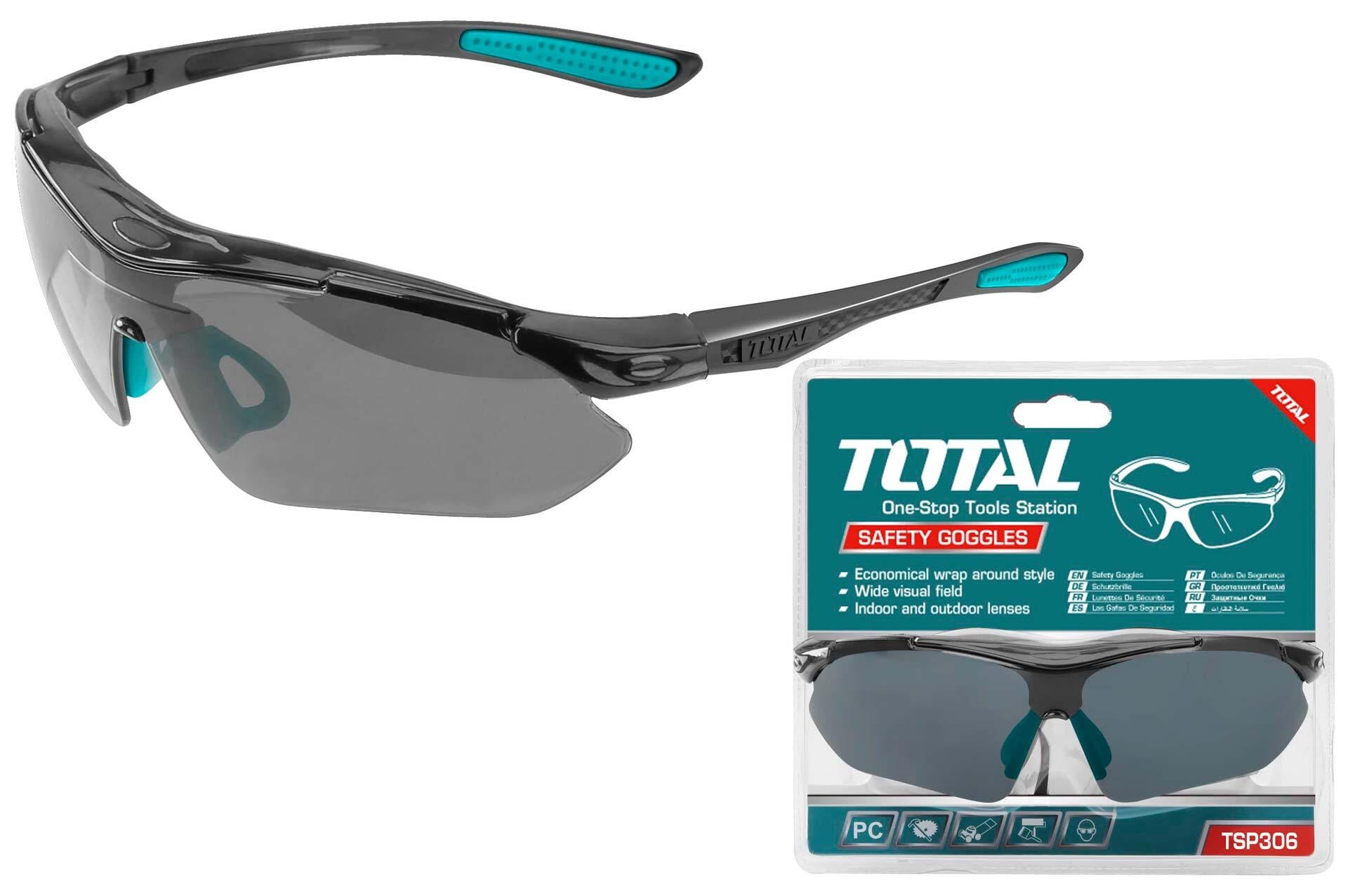 نظارات السلامة الشفافة المضادة للضباب Total TSP306 نظارات السلامة الشفافة المضادة للضباب Total TSP306