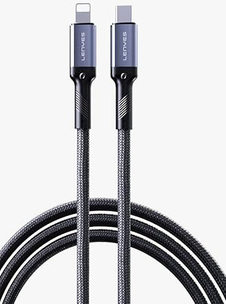 Lenyes LC509 TC-I Type-C to Lightning Braided Fast Charging & Data Cable