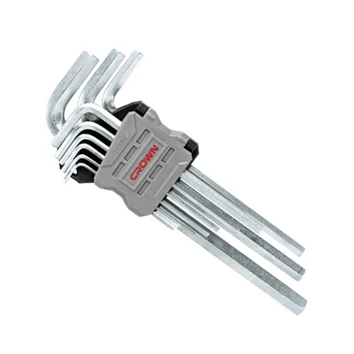 Crown 9-Piece Long Hex Key Set | CPHOK-HMBX09 Crown 9-Piece Long Hex Key Set | CPHOK-HMBX09