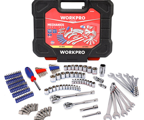 Shop WORKPRO WP202531 145‑Piece Mechanics Tool Kit – Xmart.jo