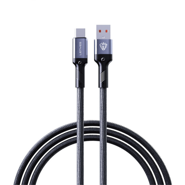 كابل بيانات مضفر من نوع USB-A إلى Micro USB من Lenyes LC509-V