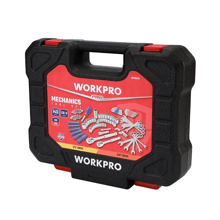 WORKPRO 145PC Mechanics Tool Kit WORKPRO 145PC Mechanics Tool Kit