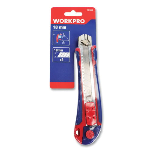 WORKPRO 18mm Plastic Snap-Off Knife | W012008WE