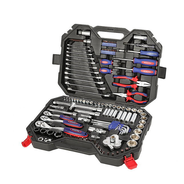 WORKPRO 123PC Mechanics Tool Set