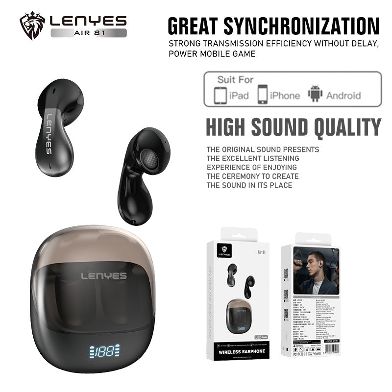 سماعات أذن لاسلكية Lenyes Air 81 TWS سماعات أذن لاسلكية Lenyes Air 81 TWS