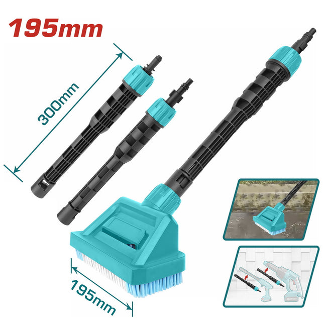 Total TPB30160 Pool Brush – 18″ (45cm) Aluminum Back