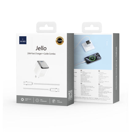 Jello 20W GaN Charger with Cable
