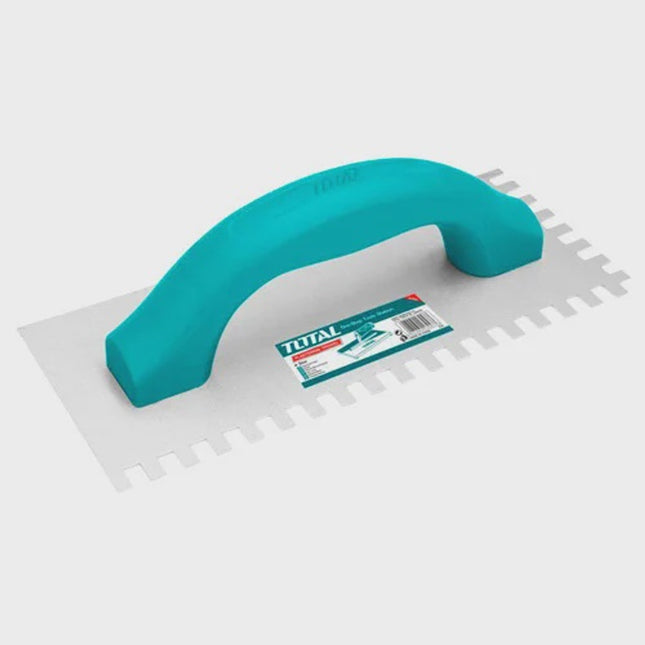  TOTAL Plastering Trowel with Teeth 230x100mm

