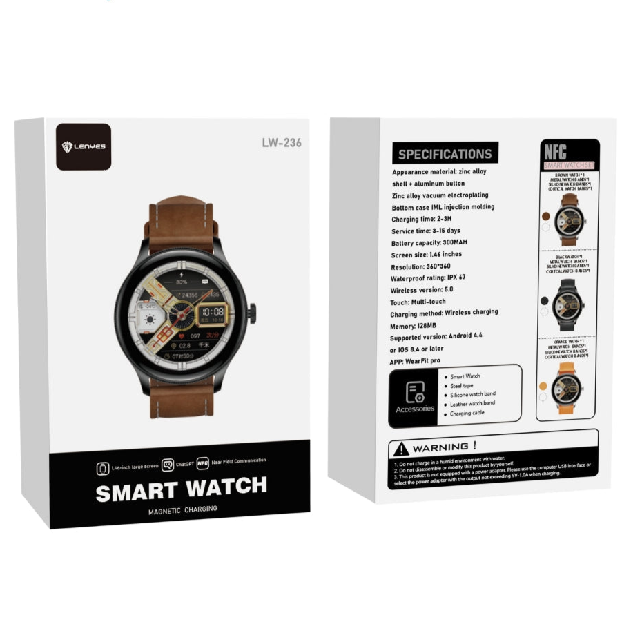 ساعة LENYES LW-236 الذكية ساعة LENYES LW-236 الذكية