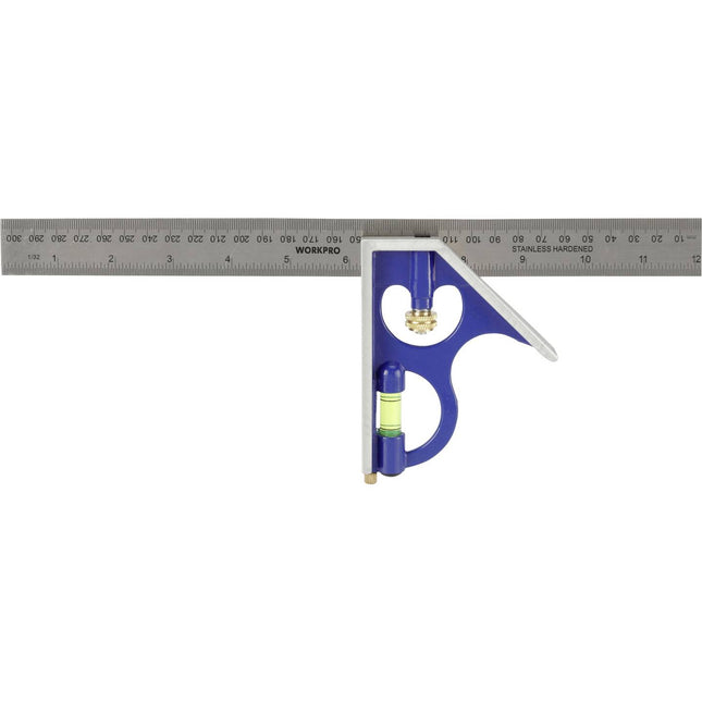 WORKPRO 300mm (12") Aluminum Combination Square