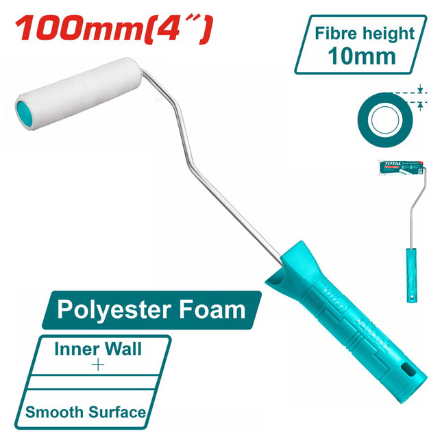 Total Mini Roller Cylinder Brush 100mm (4")