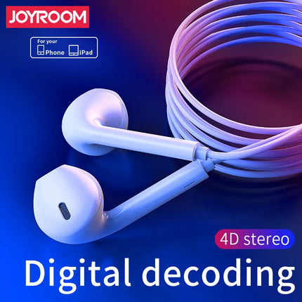 Joyroom Wired Lightning Earphone for iPhone | JR-EP3