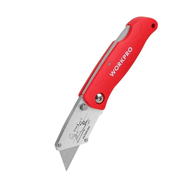 WORKPRO Plastic Quick-Change Folding Utility Knife