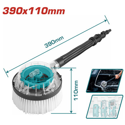 Total THRB8702 Rotary Cleaning Brush – 390mm