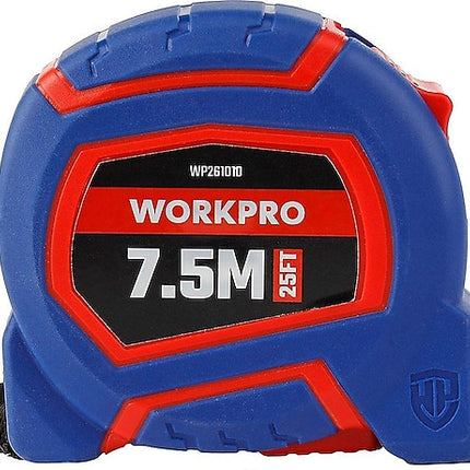 متر قياس مغناطيسي من WORKPRO مع شفرة مغلفة بالنايلون