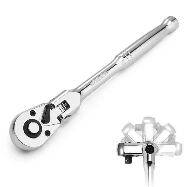 WORKPRO 1/2" Drive Flex Head Ratchet Handle