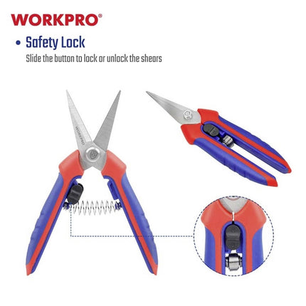 مقص تقليم WORKPRO مقاس 6-1/4