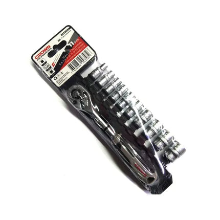 Crown 11-Piece 1/4" Drive Socket Wrench Set | CPHSW-RXA14
