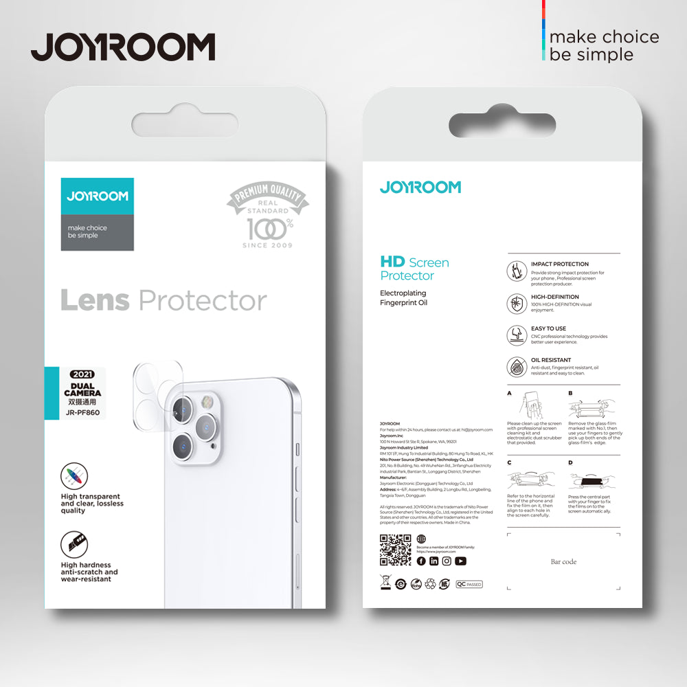 واقي عدسة JR-PF729 لجهاز iP12 Pro مقاس 6.1 بوصة واقي عدسة JR-PF729 لجهاز iP12 Pro مقاس 6.1 بوصة