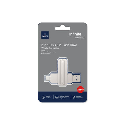 فلاش ميموري USB 3.2 لا نهائي 2 في 1 