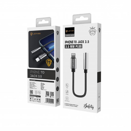 Lenyes AX105 I Lightning to 3.5mm Audio Adapter