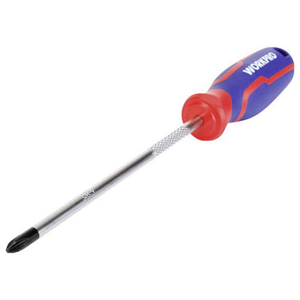 WORKPRO CR-V Phillips Screwdriver with Tri-Color Handle