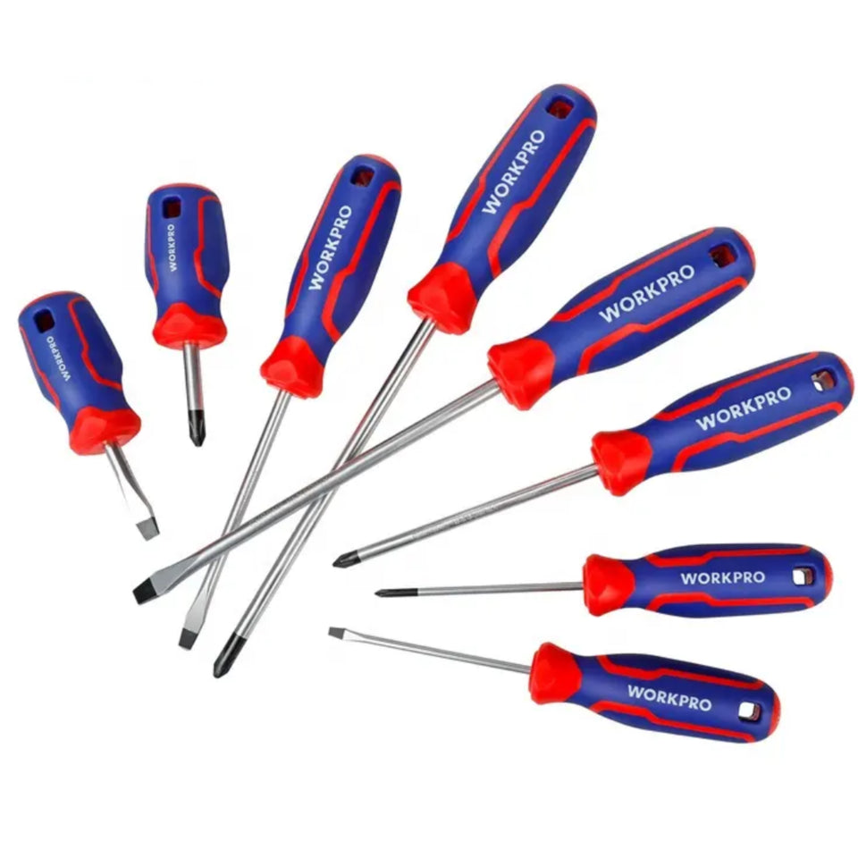 WORKPRO 8PC SCREWDRIVER SET | WP200505 WORKPRO 8PC SCREWDRIVER SET | WP200505