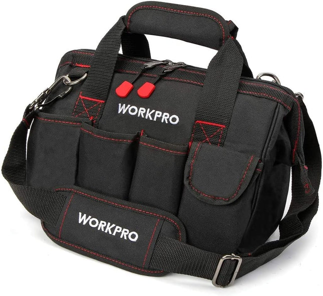 WORKPRO 20" Close Top Wide Mouth Storage Bag with Waterproof Rubber Base