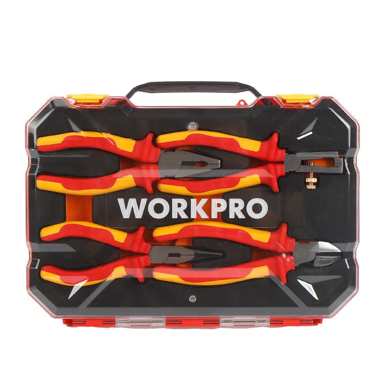 WORKPRO 4PC Insulated Plier Set | WP204703 WORKPRO 4PC Insulated Plier Set | WP204703