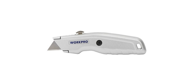 WORKPRO Aluminum Retractable Utility Knife | WP213006