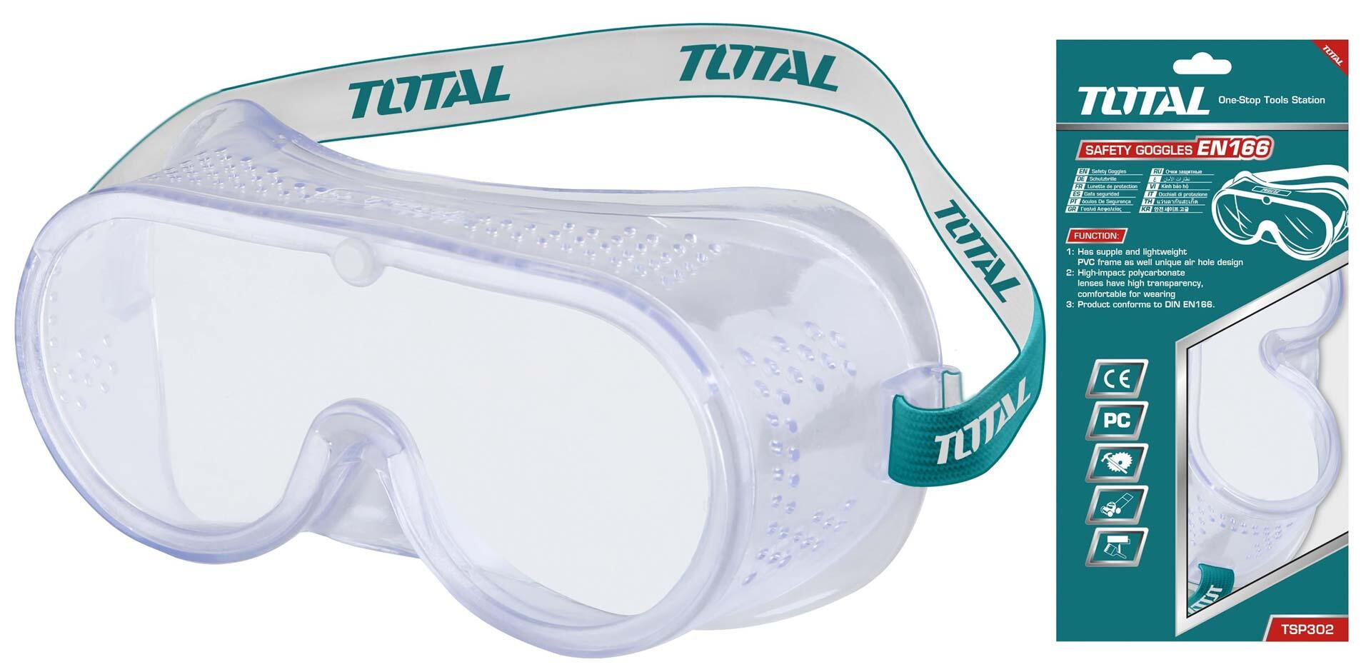 Total TSP302 Anti-Dust Safety Goggles Total TSP302 Anti-Dust Safety Goggles
