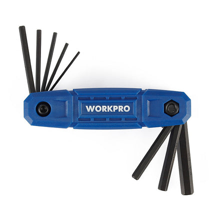 WORKPRO 8-Piece Folding Hex Key Set (Metric)