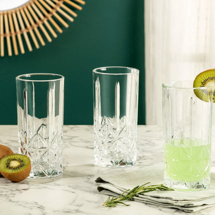 Madame Coco Estee 4-Piece Drink Glass Set Traditional