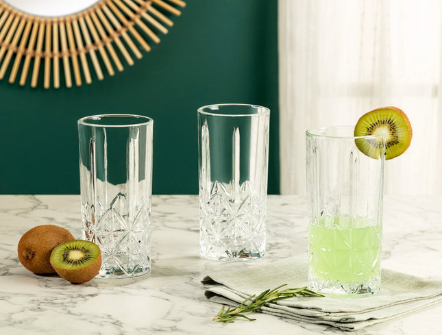 Madame Coco Estee 4-Piece Drink Glass Set Traditional