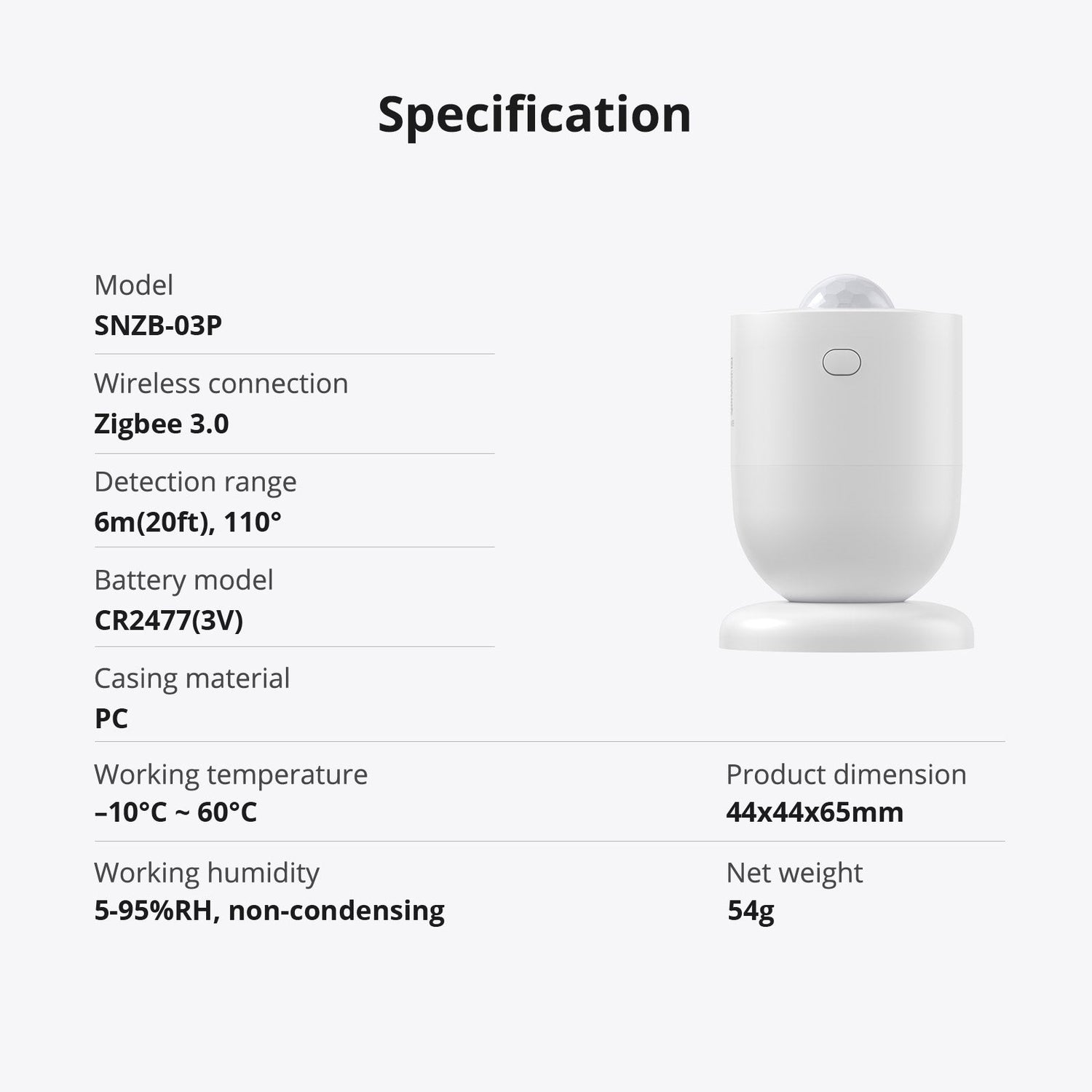 Zigbee Motion Sensor Zigbee Motion Sensor