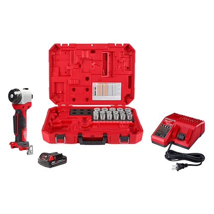 Milwaukee M18 Cable Stripper Kit with 17 CU THHN/XHHW Bushings