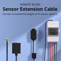 RL560 SONOFF RL560 5M Sensor Extension Cable for RJ9 4P4C Sensor