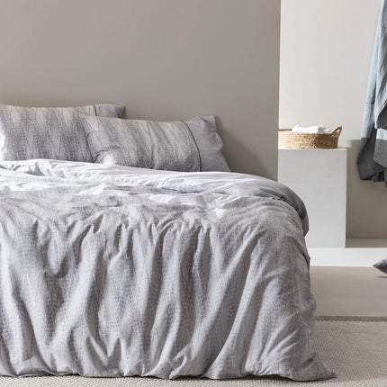 Madame Coco Agate Gray Single Duvet Cover Set