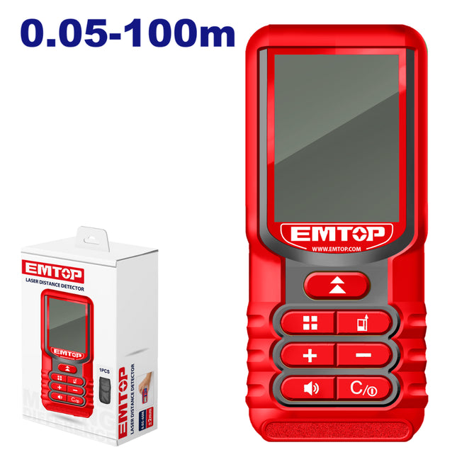 EMTOP EMDL1520 Laser Distance Meter – 100m
