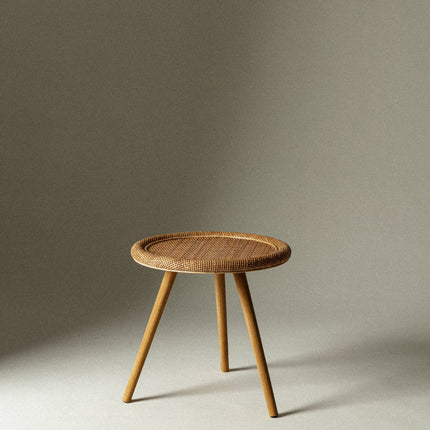 Estella Natural Rattan Cube Side Table 42cm